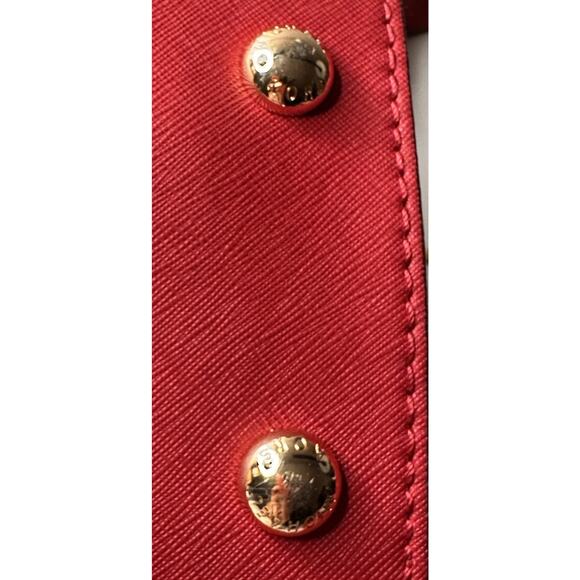 Michael Kors Red Hamilton Handbag - Picture 7 of 16